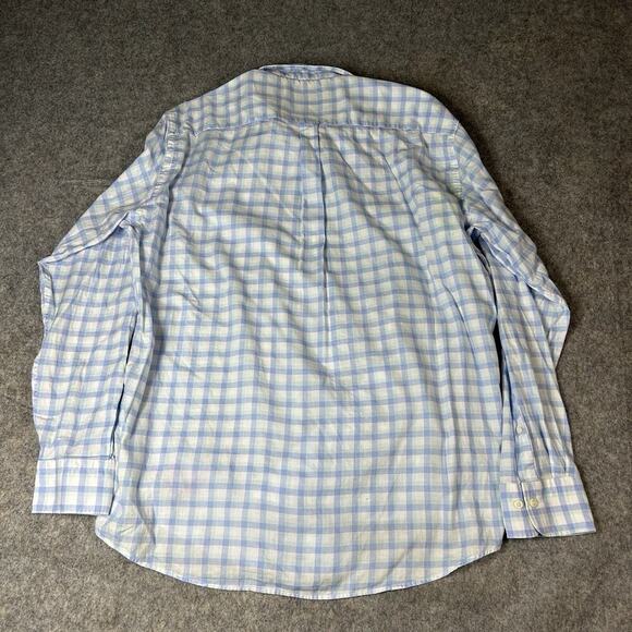 Peter Millar Finley Summer Soft Cotton Shirt Mens XL Gingham Plaid Button Down - Picture 8 of 9